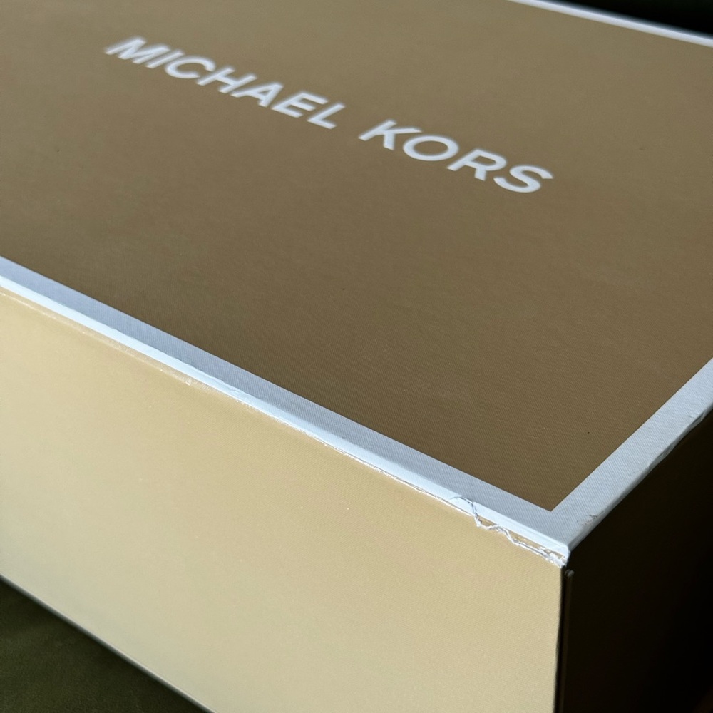 New Michael Kors Abbey Medium Perforated Backpack - Black - Picture 7 of 7